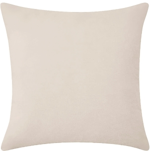 KISSENBEZUG 40X40 SAMT HELLBEIGE